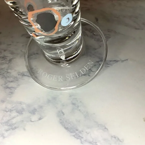 < Vintage Roger Selden 10” Collector Pilsner Beer Glass > - Picture 4 of 6